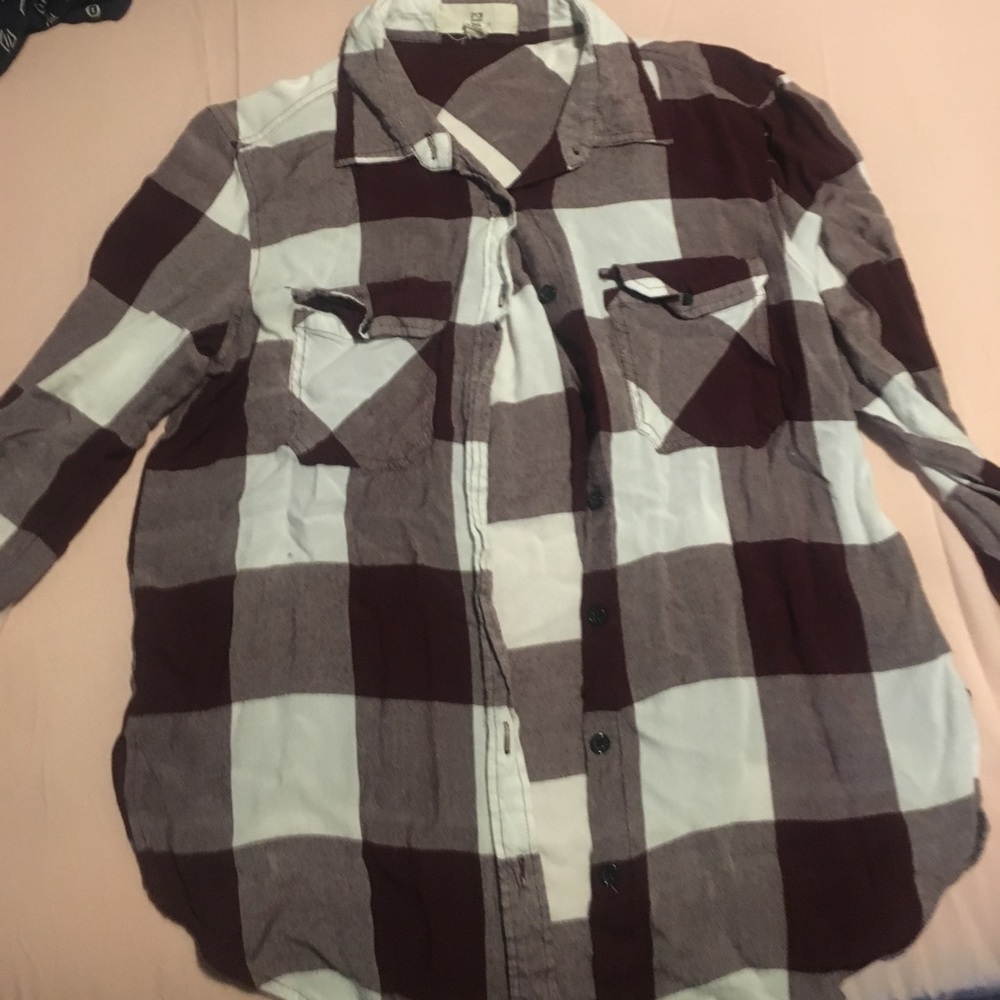 Plaid button up
